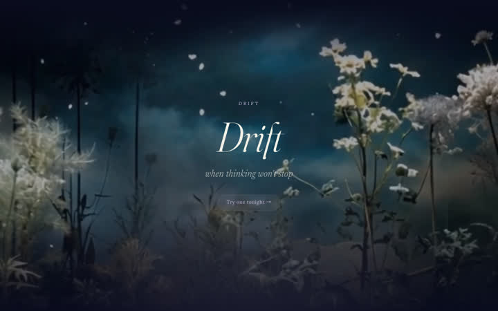 Drift website screenshot